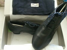 Capezio Mens 1. 75" Standard Ballroom Shoe,Black Soft Leather,Choice Sz Med NWB