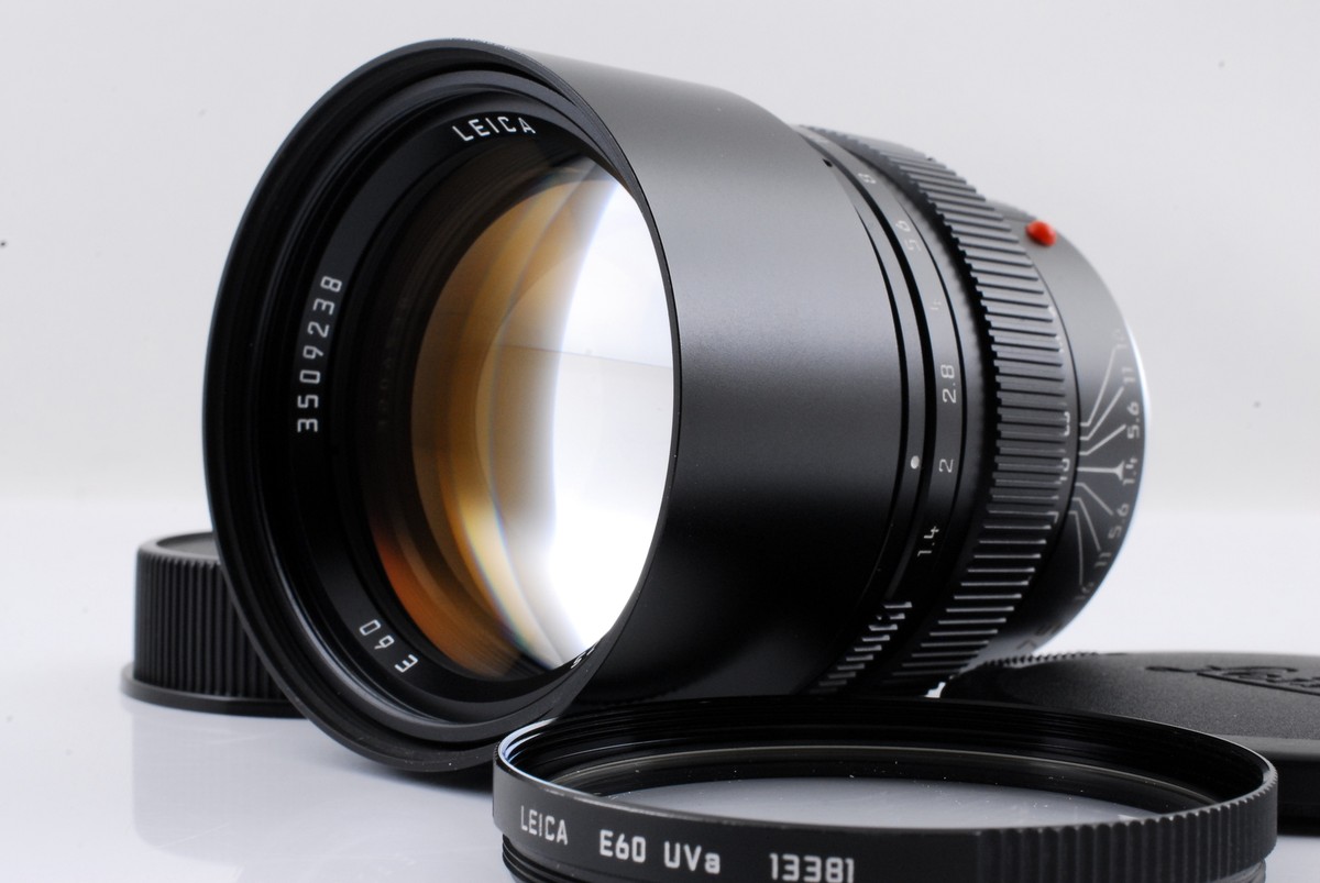 美品 ライカ Leica Summilux-M 75mm f1.4 E60 Leica Summilux M 75mm f/1.4 E60 MF Standard Lens for M Mount