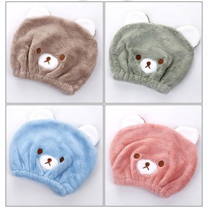 Kids Children Bear Turban Hair Wrap Towel Quickly Bath Spa Dry