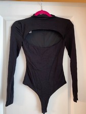 Lovers and Friends black mock-neck bodysuit with cutout size small