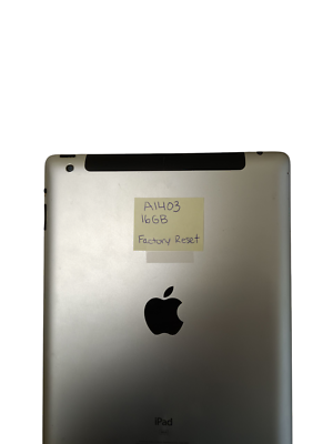 美品 Apple iPad 第3世代 A1403 16GB ブラック/シルバー Apple iPad (3rd Generation) A1403 16 GB, Wi-Fi + 4G, 9.7 in