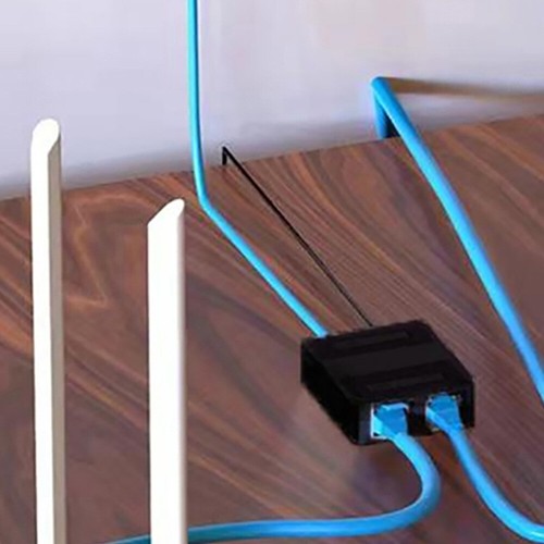 Ethernet Splitter Network Splitter 1 In 2 Out RJ45 Splitter Adapter Connector - Afbeelding 10 van 12