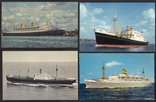 NETHERLAND 1940's FOUR SHIP PC's OF THE HOLLAND-AMERICA - 第 1/1 張圖片