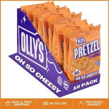 Olly's Oven-Baked Pretzel Thins - Low Fat, , Perfect for Dipping (10 Pack)