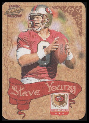 #ad 1997 Pacific Philadelphia #34 Steve Young Photoengravings $2.99