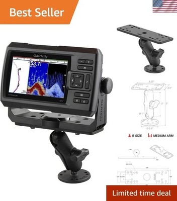 Fish Finder Mount for Boats, Marine Electronics Drill-Down Mount with Medium ...