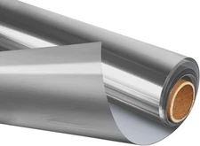 HIDBEA One Way Privacy Window Film, Daytime 17.5 Inch x 6.5 Feet, Gray-silver 