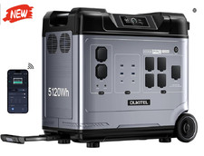 Solar Generator 5120Wh Tragbare Powerstation 4000W LiFePO4 Notfall …