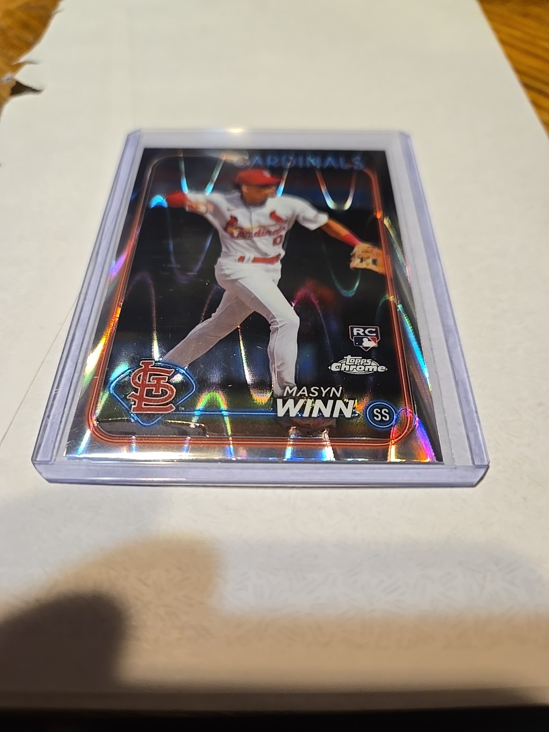2024 Topps Chrome - Masyn Winn #189 RayWave Refractor (RC)