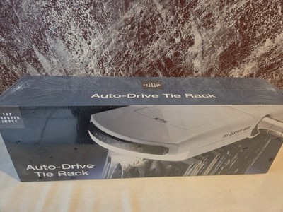 Sharper Image Motorized Auto-Drive Tie Rack Tie/Belt Organizer Gray