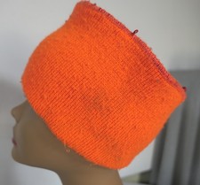 Vivid Orange Knit Winter Hunting Outdoor Head Band Headband 18" Circumference