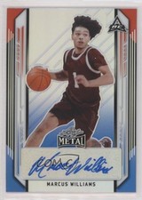 2021 Leaf Metal Red White & Blue Rainbow 4/10 Marcus Williams #BA-MW1 Auto 4z8