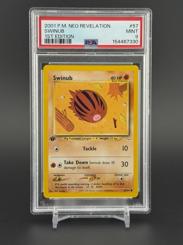 Swinub (1st Edition) graded PSA 9 for sale on eBay