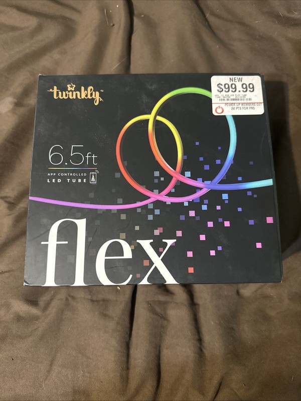Twinkly Flex 6.5ft Flexible RGB LED Lights App-Controlled NEW