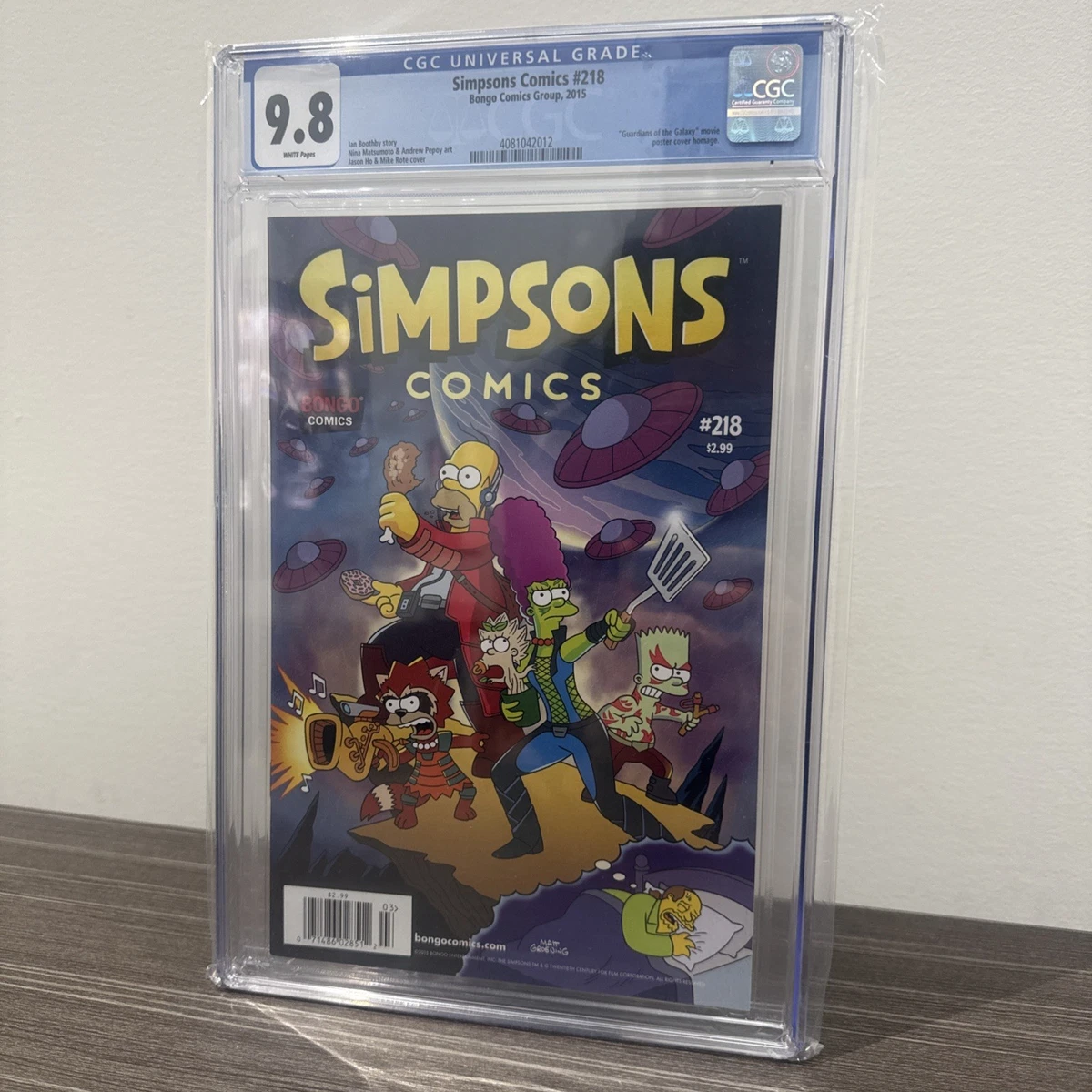 Simpsons 9.8 Near Mint/Mint Comics, Graphic Novels & TPBs for sale
