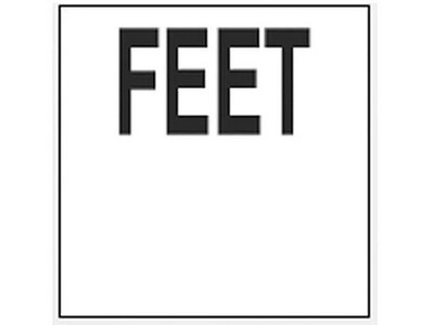 Inlays C611531 6x6 Frost Proof Tile Feet Depth Marker