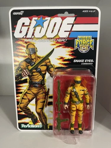 GI Joe Super 7 Reaction+ O Ring Target Tiger Force Snake Eyes New on Sealed Card