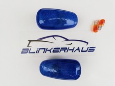 BLAUE Seitenblinker Opel Astra G OPC Line Caravan Coupe Cabrio 16V Turbo Zafira