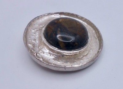 Vintage B+D Buch and Deichmann Design by Per Gram Denmark Circle Brooch Pin  J29