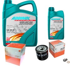 MAHLE Inspection Set 6L ADDINOL SUPER LIGHT 5W-40 Pour Suzuki X-90 EL 1.6i 16V
