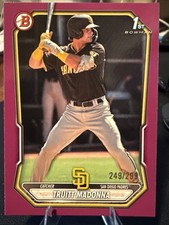2026 Bowman Truitt Madonna 1st Bowman Fuchsia Paper Parallel #249/299 BP-109