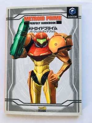 Metroid Prime Perfect Guide Book Strategy First Edition with Postcard Map