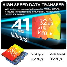 Ultra MicroSD 32GB SD Memory Card Reader Lot High Speed Memory Card 3PCS