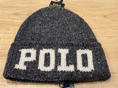 Polo Ralph Lauren Men's Spell out RL 67 Knit Tweed Cuffed Beanie