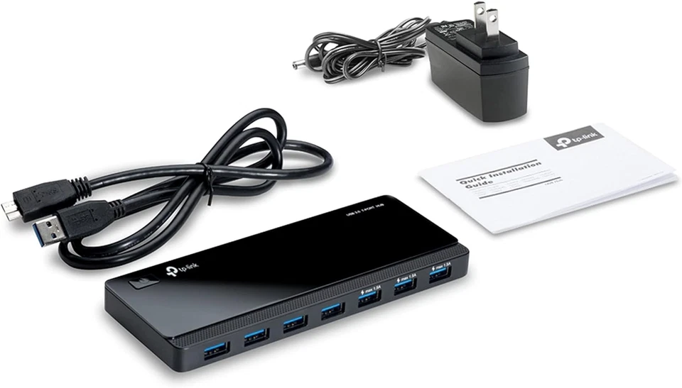 TP-Link UH700 7-Port USB 3.0 HUB inklusive Netzadapter und USB 3.0 Kabel, bis zu - Image 2 of 4