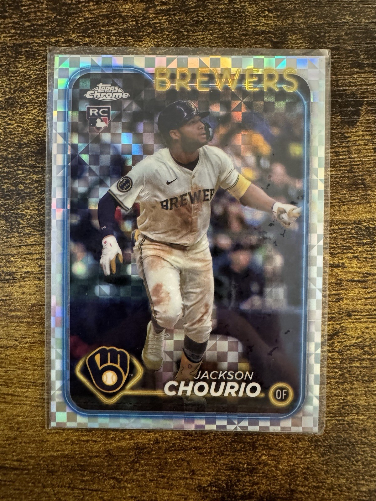 2024 Topps Chrome Update Series - Jackson Chourio #USC18 X-Fractor (RC)