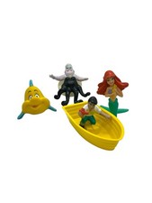 McDonalds 1989 Little Mermaid Figures Complete Happy Meal Set Of 4