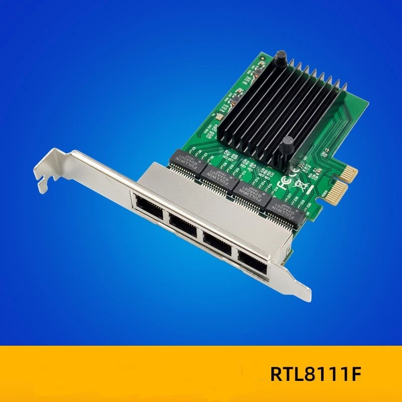 RJ45 PCI Express x1 10/100/1000Mbps Gigabit Ethernet for Windows 7/8/10/Linux - Image 2 of 4