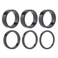 6 PCS Headset Spacers 1 1/8" Aluminum Alloy Bike Headset Spacers for MTB BMX ...