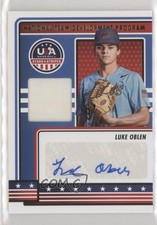 2023 Panini USA Baseball Stars & Stripes Materials Luke Oblen #NTDP-LO Auto l3a