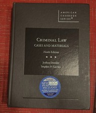 Criminal Law: Cases and Materials 9th Ed. by ...