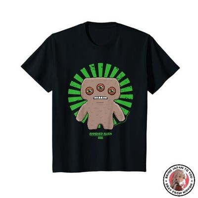 NEU Kinder T-Shirt Fuggler Annoyed Alien 006 Retro japanischer Text