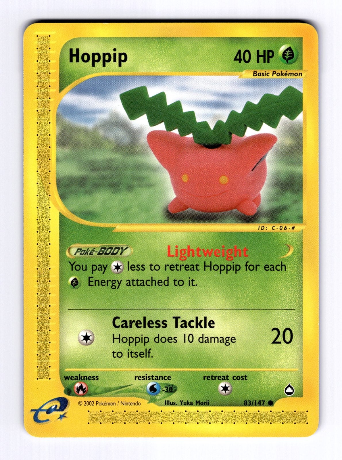 Hoppip Aquapolis #083 (2003) Common NM Pokemon