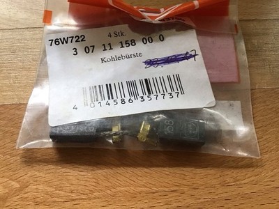 Kohlen Kohlebürste Motorkohlen für fein. Artikelnummer 307 11 158 000