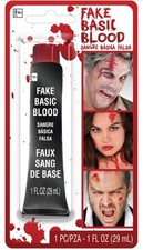 Fake, Basic Blood, Red Scary Halloween Zombie Vampire .95 FL. OZ Tube Sangre