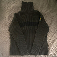 Polo Jeans Co. Ralph Lauren Men's Black Rib-Knit Cotton Logo Turtleneck XL