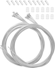 10PCS Bicycle Brake Cable, Bike Derailleur Shifter Cables,Front and Rear Brake