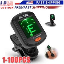 LCD Clip On Chromatic Acoustic Electric Guitar Bass Ukulele Banjo Violin Tuner