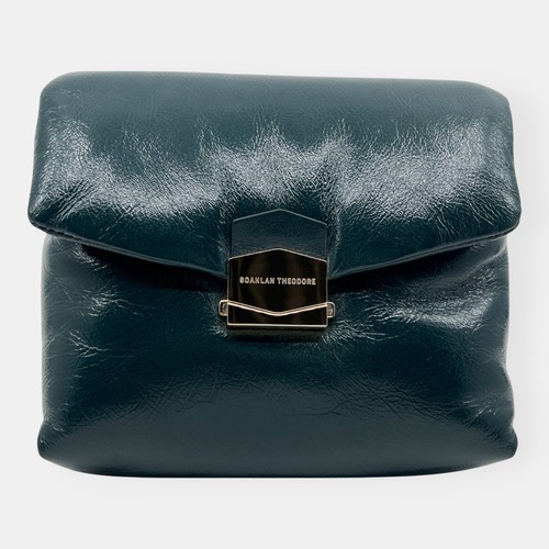 Scanlan Theodore Forest Green Leather Small Pillow Bag - Picture 5 of 12