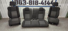 2018-2023 Dodge Challenger Blackgray Cloth Seat Set - Oem