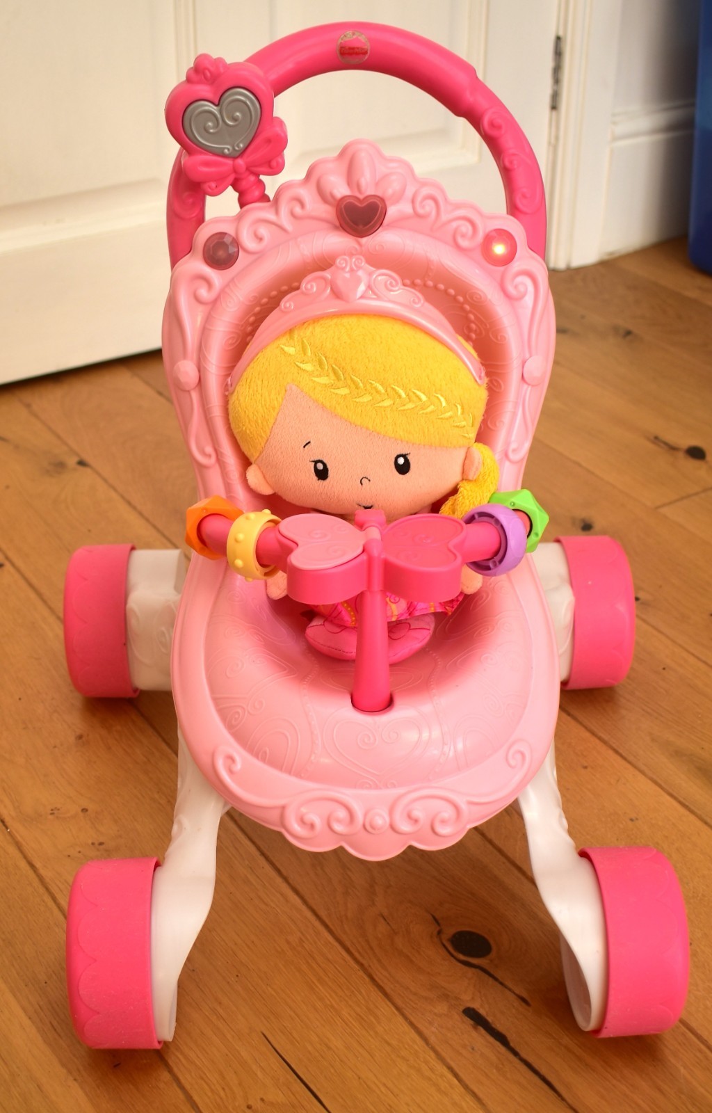 Fisher Price Princess Stroll Along Musical Walker & Doll, Good BUT PLS C DESCRIP