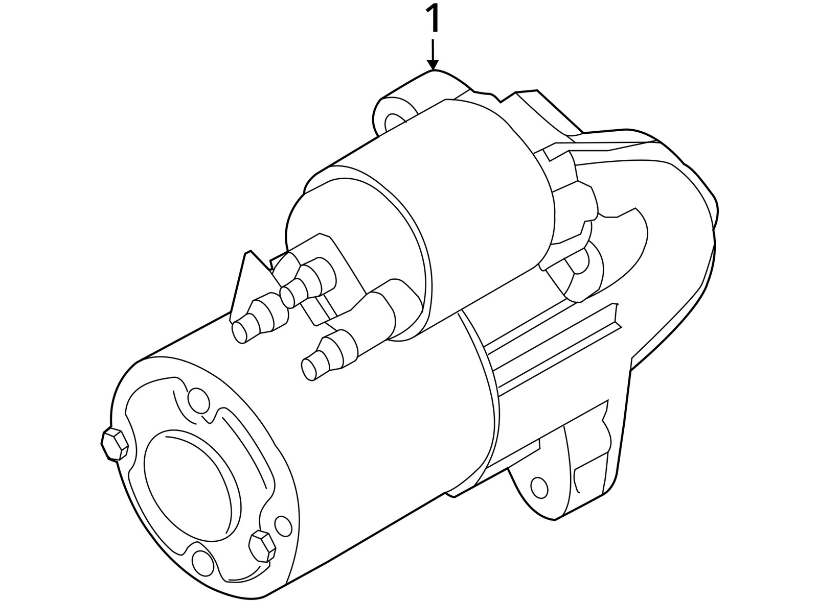 2013-2016 Ford Escape Car Starter Motor Solenoid Oem HIMIX