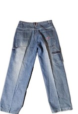 Vintage Bugle Boy Baggy Skater Fit Carpenter Blue Denim Jeans 36x32 Grunge
