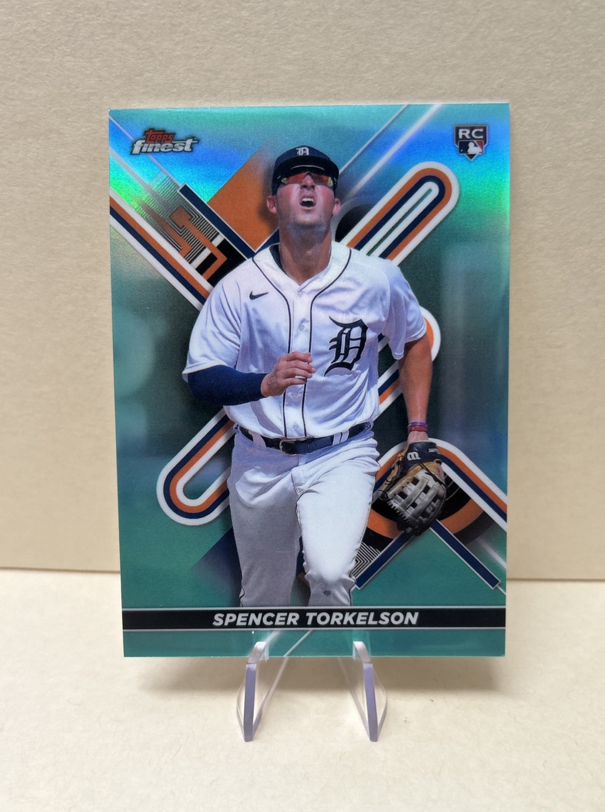 Spencer Torkelson 2022 Topps Finest RC AQUA Refractor 167/199 Rookie Card #84