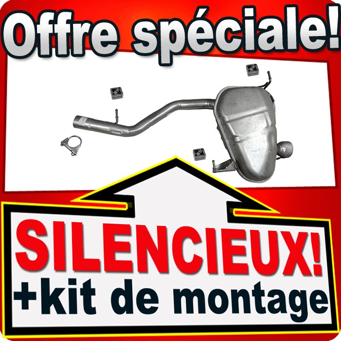 Silencieux arriere pot echappement BMW 1 E81 E87 1.6 2.0 essence diesel