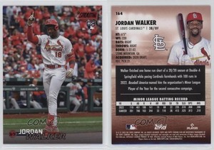2023 Topps Stadium Club Red Foil Jordan Walker #164 Rookie RC
